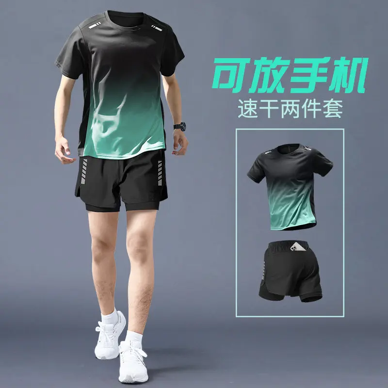 Cycling Gear Man - Pro-hardloopset voor heren - sneldrogende gymtops