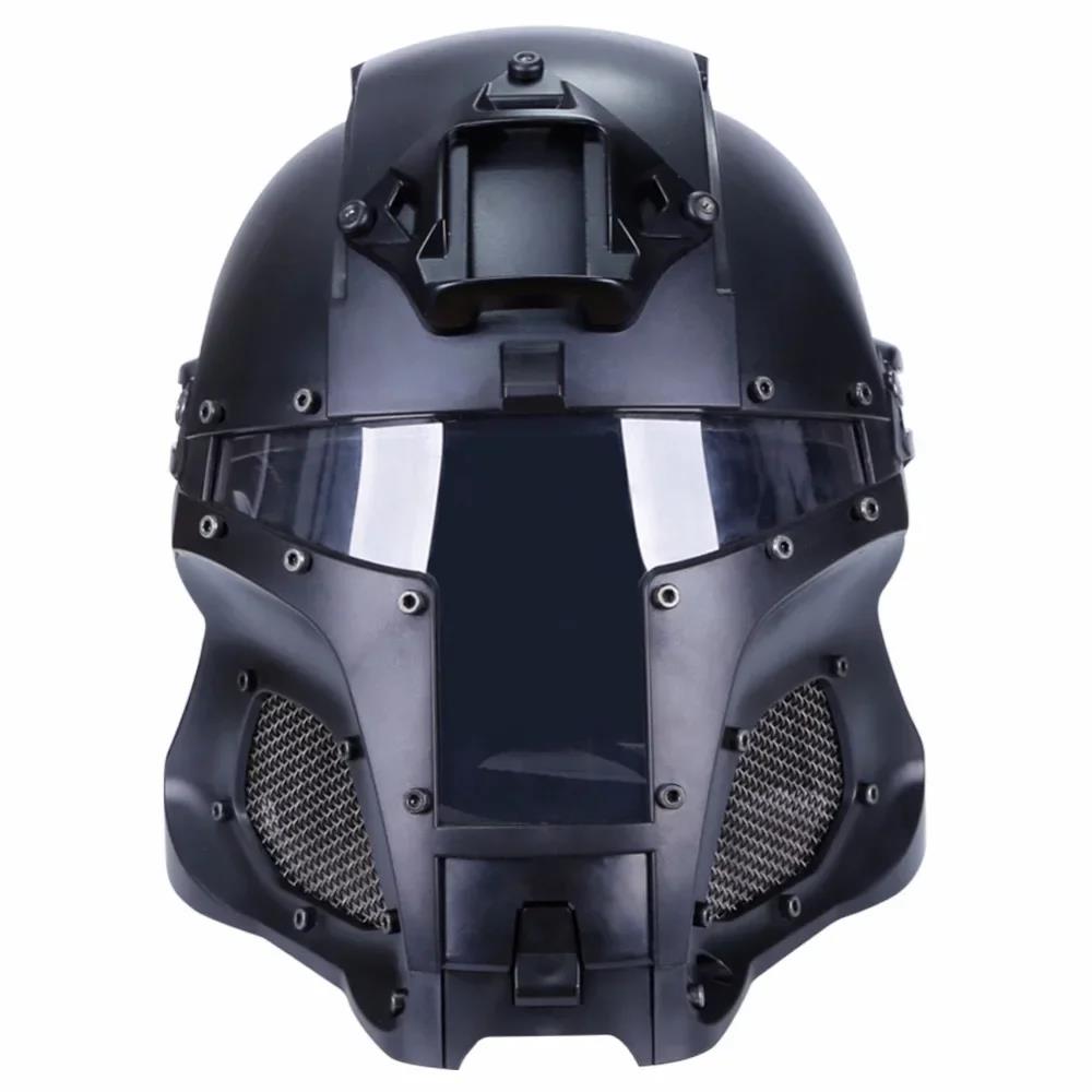 Cycling Gear Man - Tactische Helm Modulair Middeleeuws Ijzeren Krijger