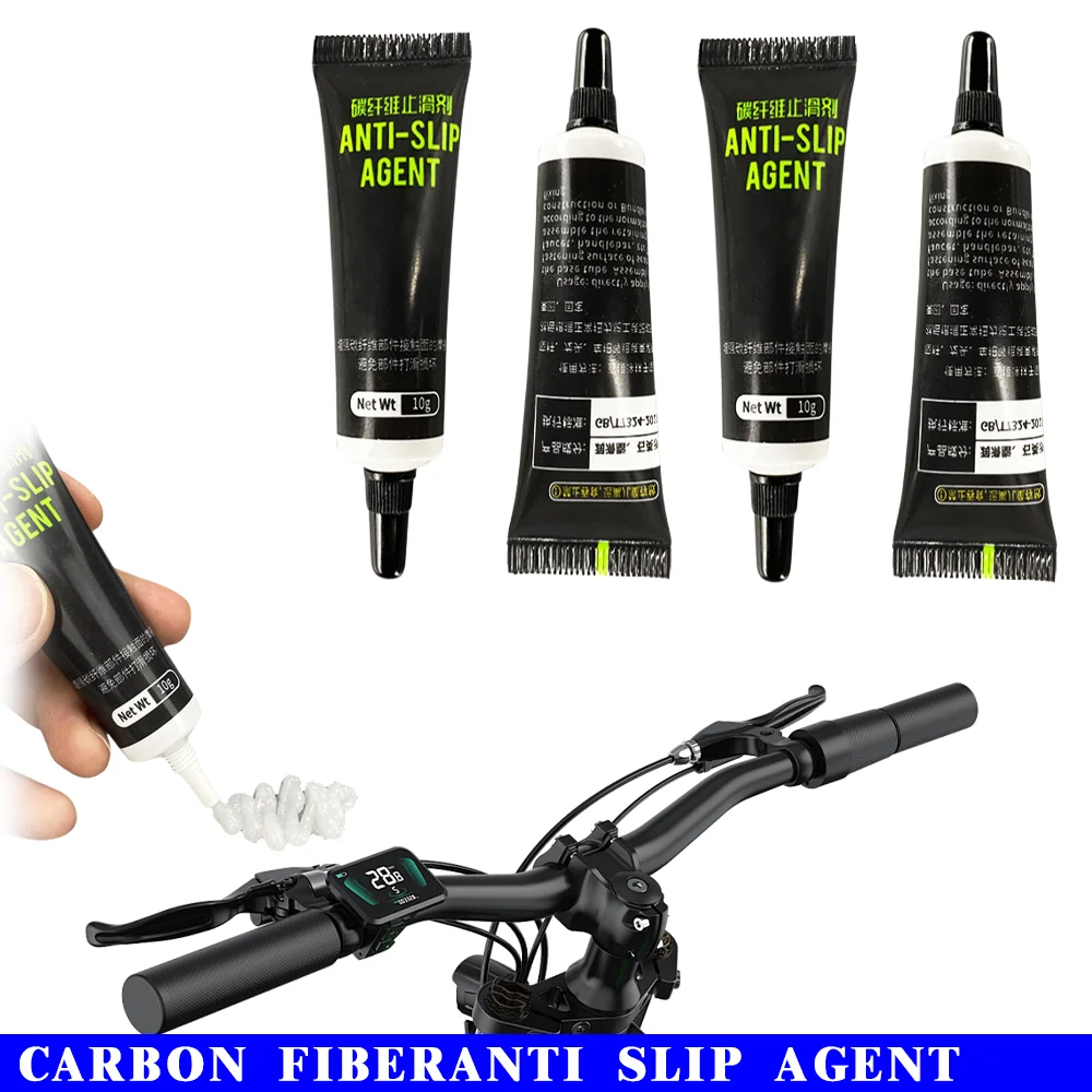 Carbon Fiber Saddle - Koolstofvezel Antislipmiddel Fietsstuur Zadelpen Stengels Antislipvet