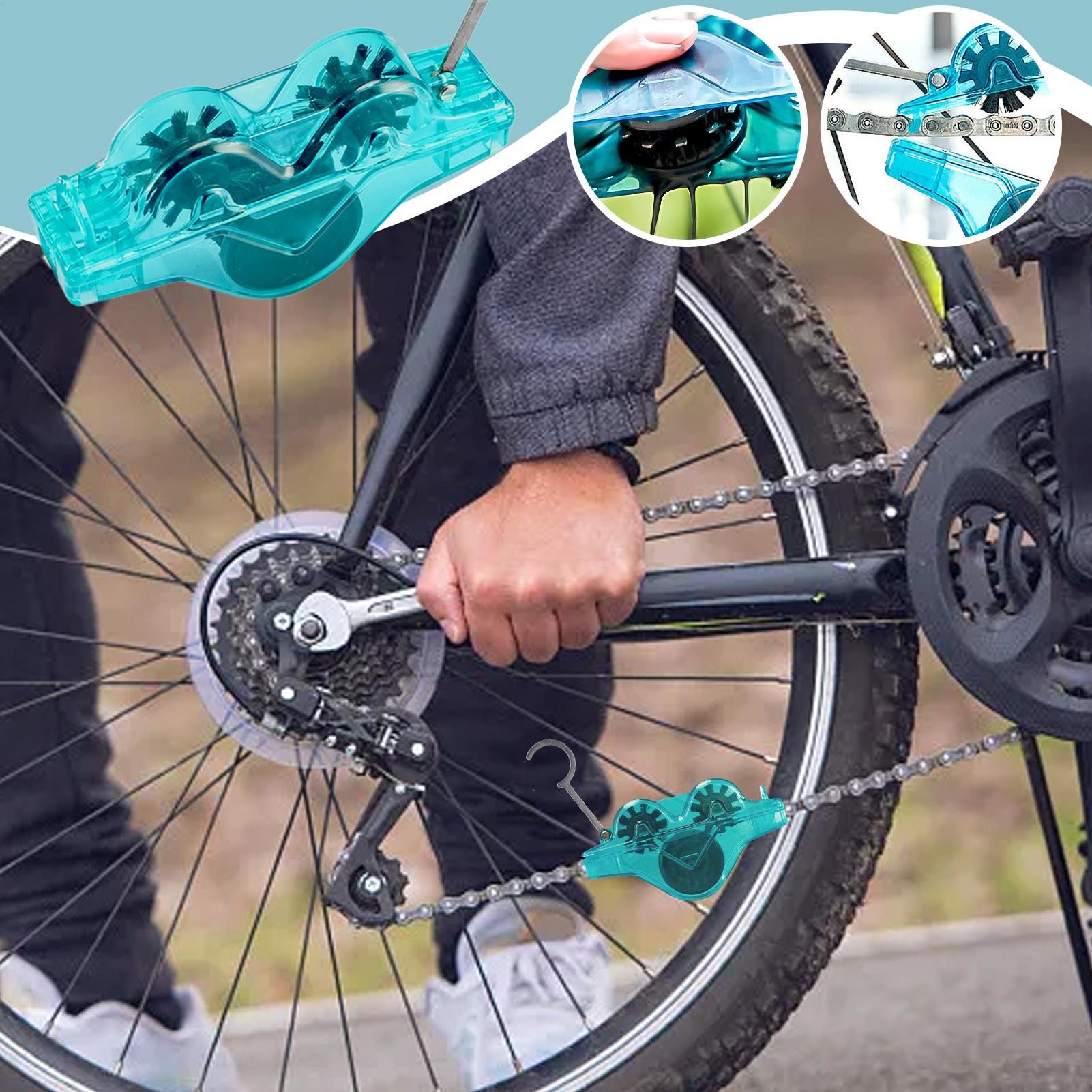 Cycling Gear Man - Fietskettingreiniger Fietsaccessoires met 360 graden borstels