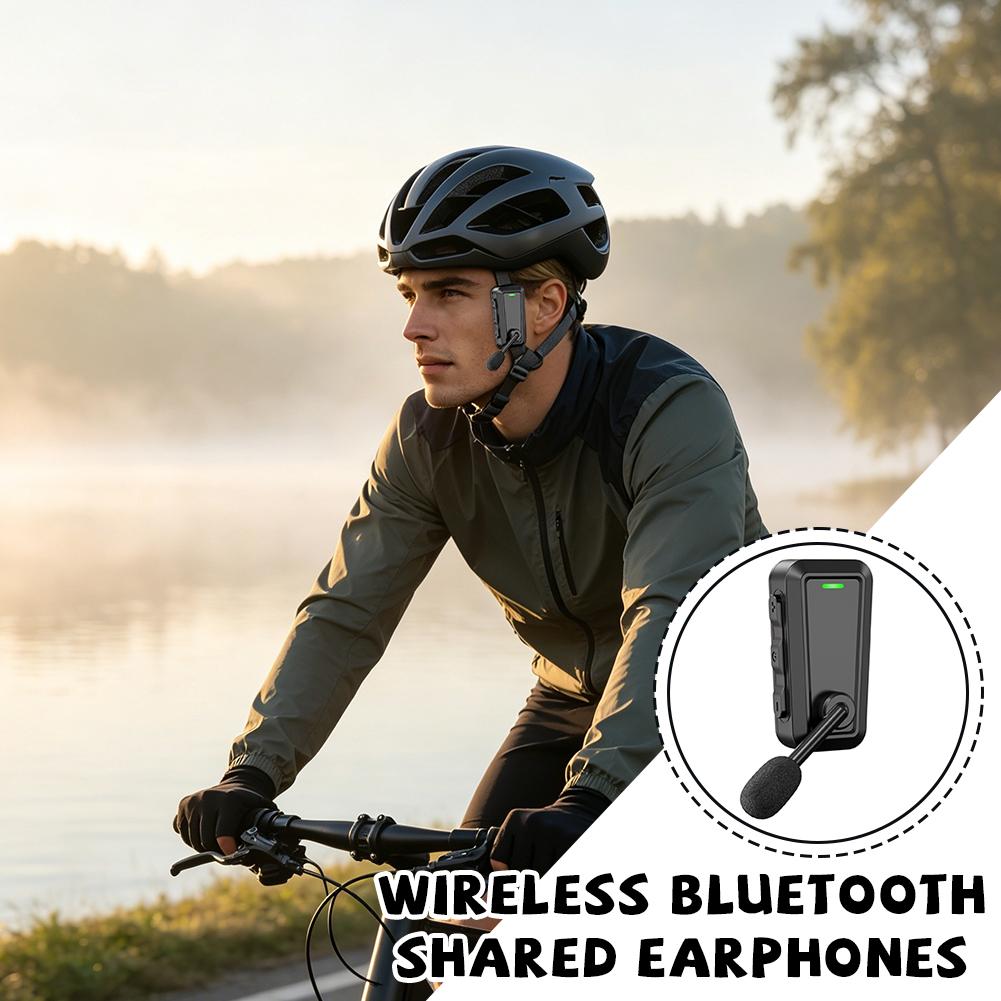 Bicycle Helmet - Helm-intercom Draadloze Headset Geluidsreductie Waterdicht Stereo