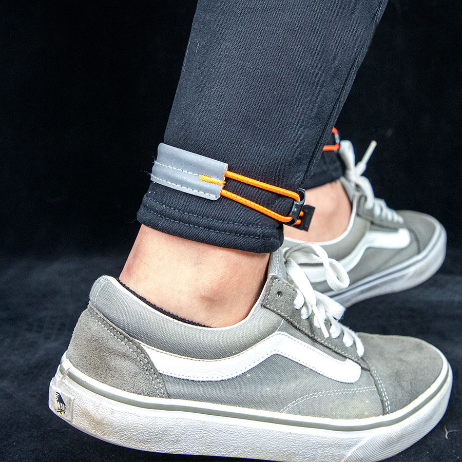 Cycling Gears - Elastische reflecterende fietsbeenband, verstelbare fietsbroekband voor