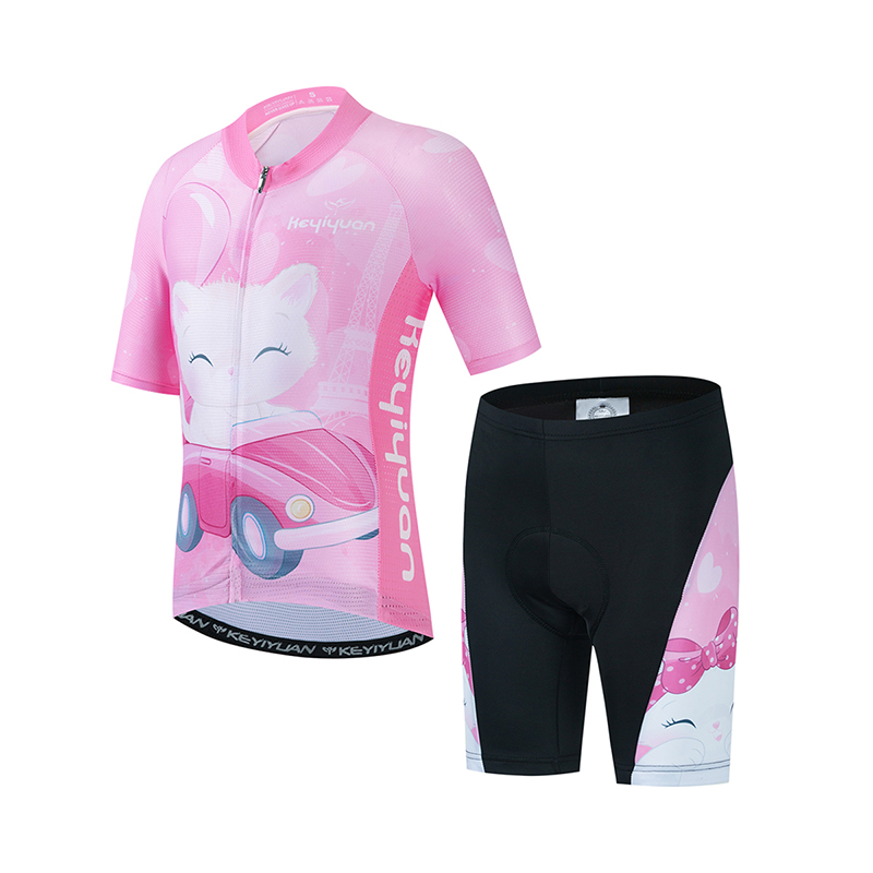 Cycling Gear Kids - Keyiyuan Kids Road Wielertrui Set Jongen