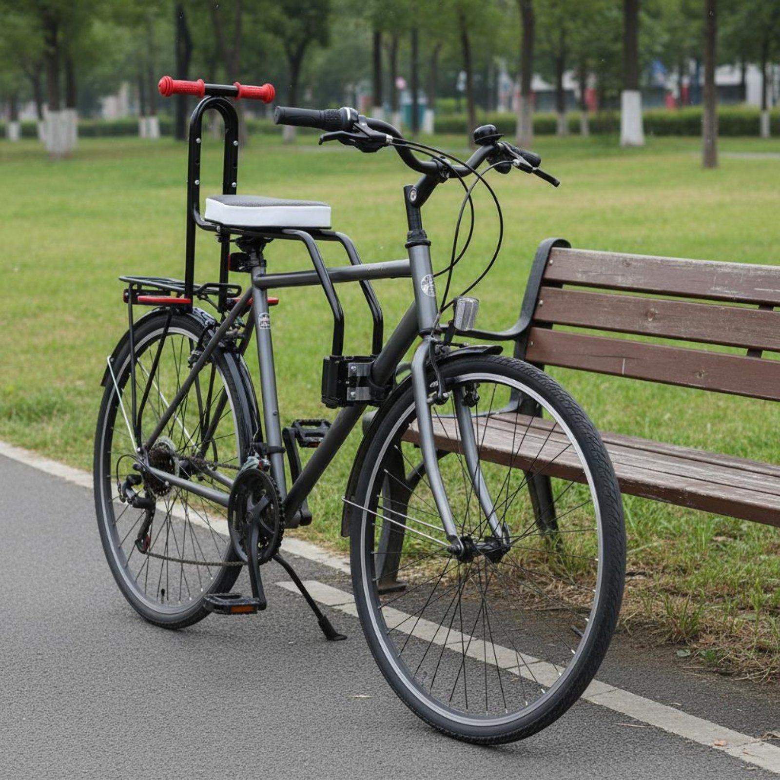 Cycling Gear Kids - Kinderfietszitje Veiligheidsbeugel Fiets Voorzitje voor kinderen
