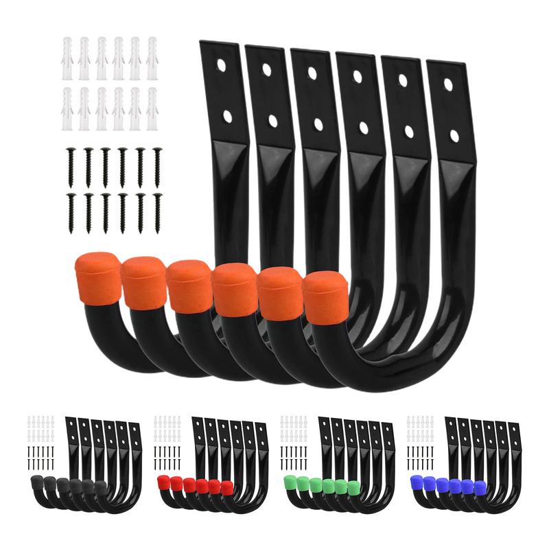 Cycling Gear Wall Hanger - 6 stks/set Fiets Muurbevestiging Haken Fiets