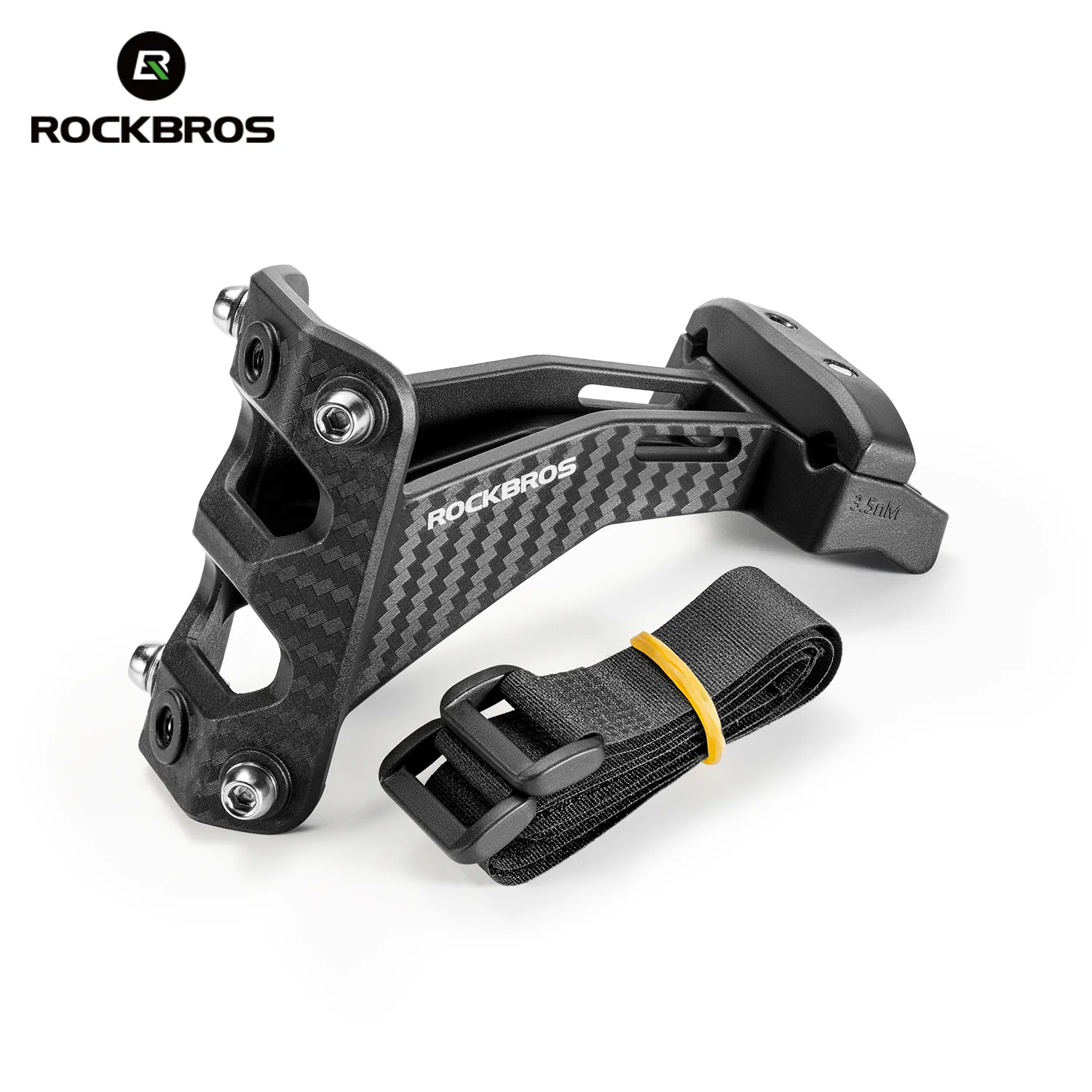 Carbon Fiber Saddle - ROCKBROS Imitatie Koolstofvezel Fiets Bidonhouder Adapter