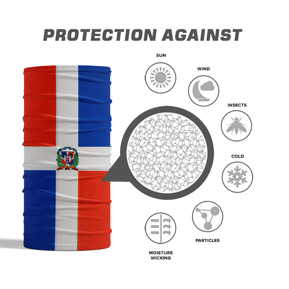 Dominica Nationale Vlag Bandan - Cycling Gear Man recensie en prijs
