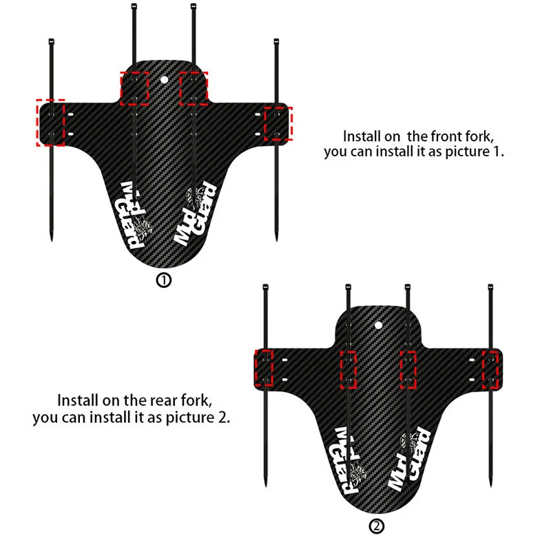 1 Stuk Fiets Spatborden Voor/A - Bike Fender Set recensie en prijs