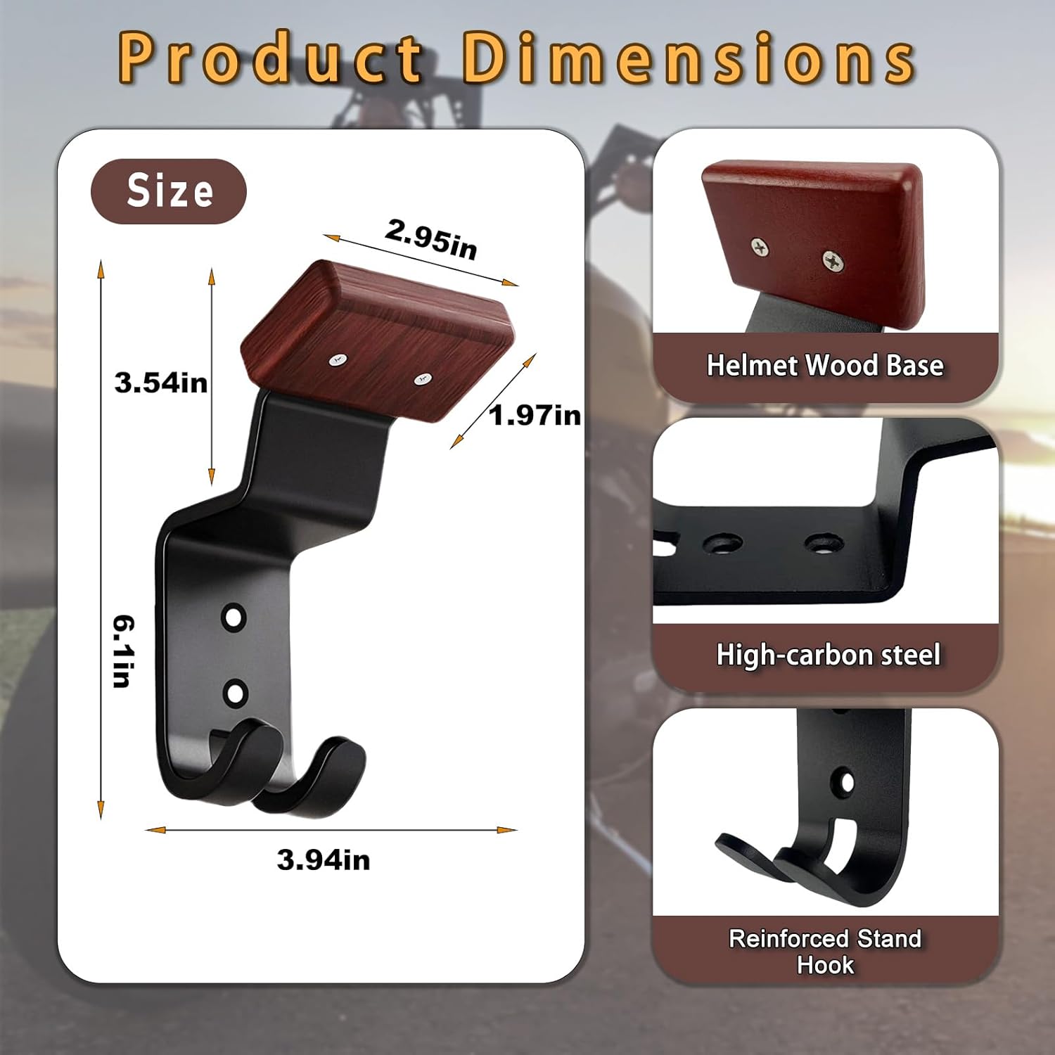 Wandbevestiging voor motorhelm - Cycling Gear Wall Hanger recensie en prijs